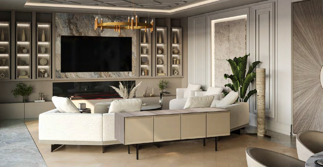 Milenyumpark Villa — oturma odası