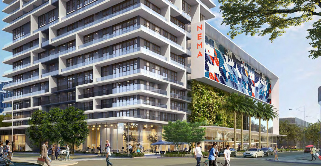 NEMA Miami — kule cephesi